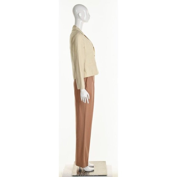 ORIGINALA Silk Jacket, intage Originala Blazer,Silk White Coat,Mod Jacket,Design - Picture 3 of 9